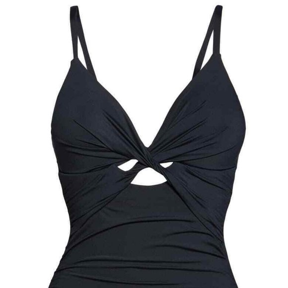 La Blanca Swim La Blanca Twist Keyhole Onepiece Swimsuit Lbig5